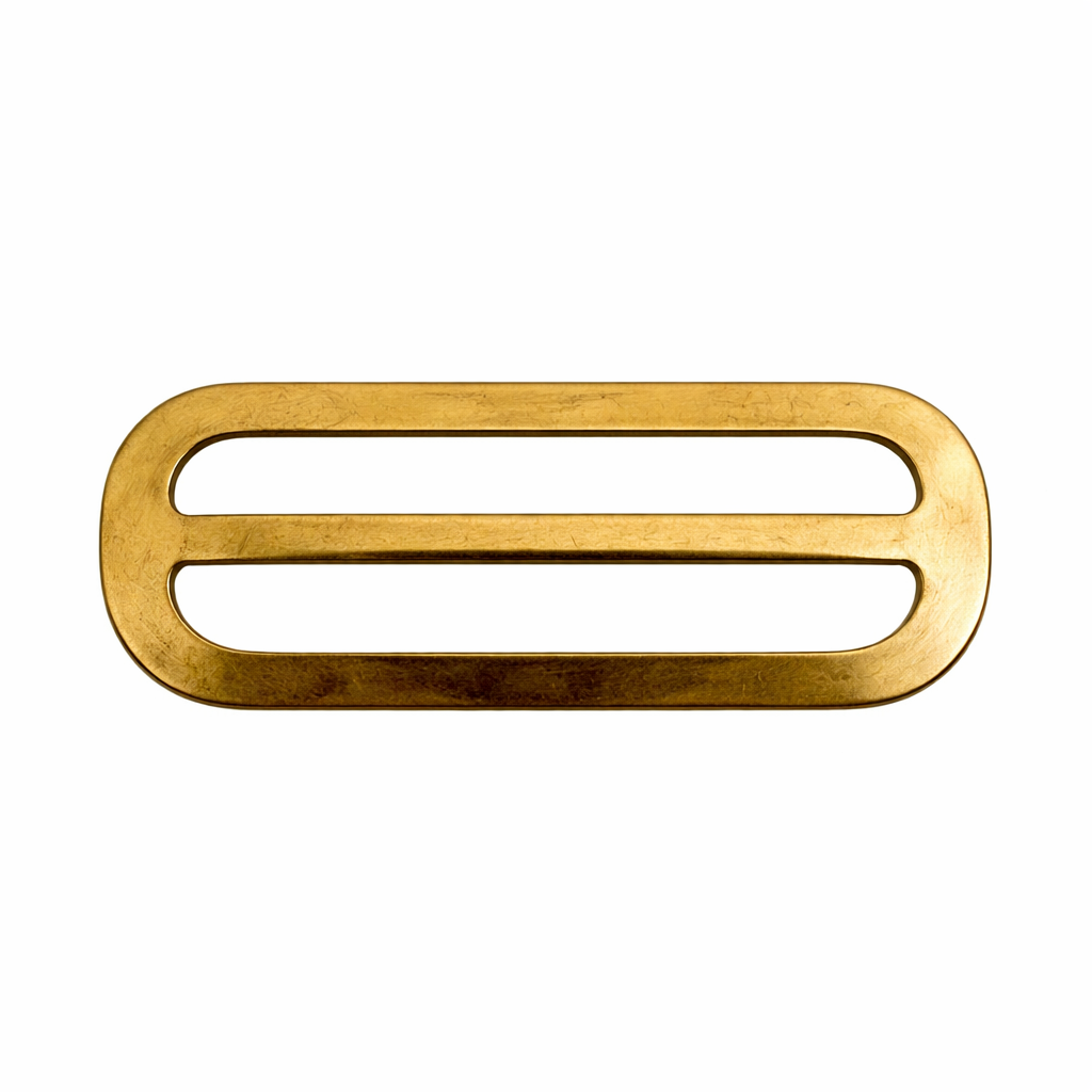 Electro Brassed Strap & Belt Slide – 25mm, 38mm & 50mm