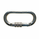Heavy Duty Oval Carabiner Hook – Zinc Plated Steel | 105mm | Italian Made