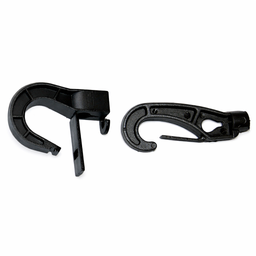 Adjustable Shock Cord Hook – Black Nylon | 6mm & 8mm