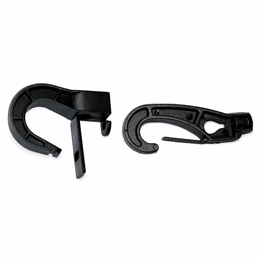 Adjustable Shock Cord Hook – Black Nylon | 6mm & 8mm