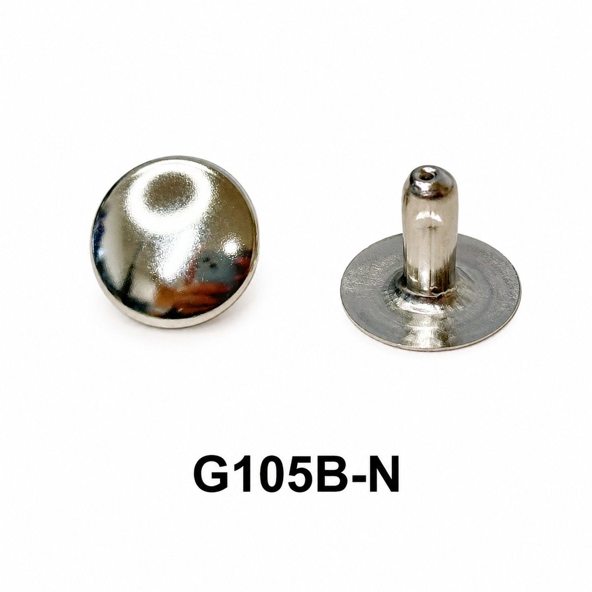 Single Domed Rivets – Brass, Nickel & Black | 5 Sizes