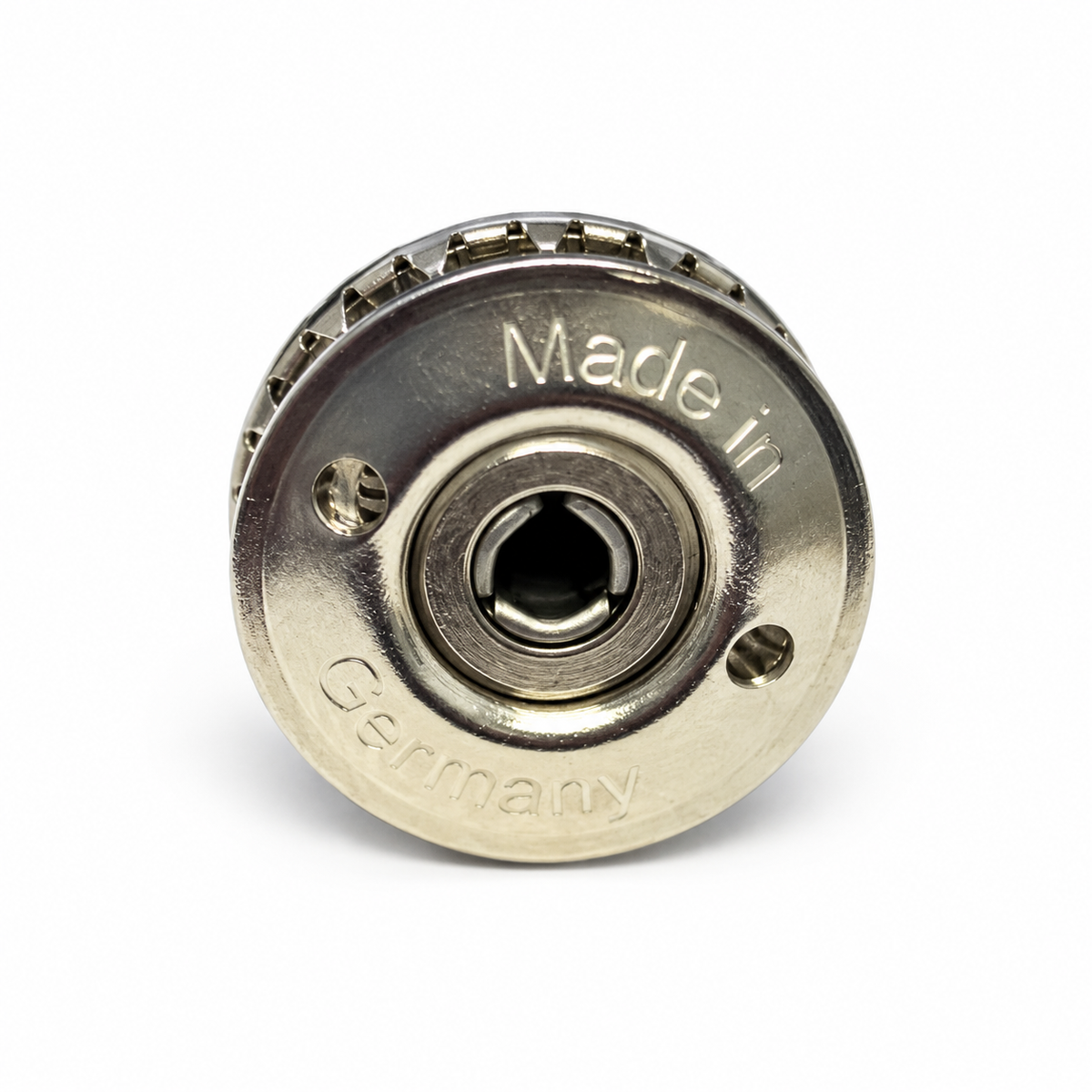 LOXX® Big Head Button with Standard Locking Washer – Nickel-Plated Brass – LOX03N
