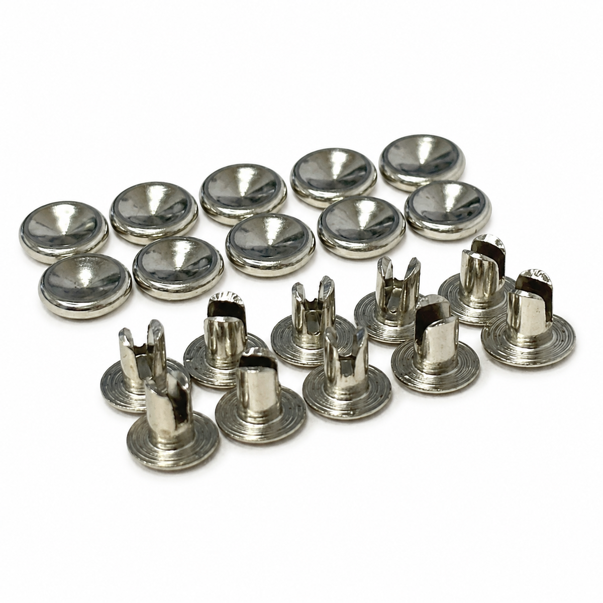 Bifurcated Rivet Set – Nickel Plated Steel (9mm)