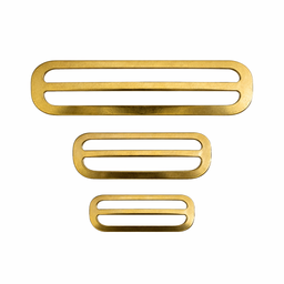 Electro Brassed Strap & Belt Slide – 25mm, 38mm & 50mm