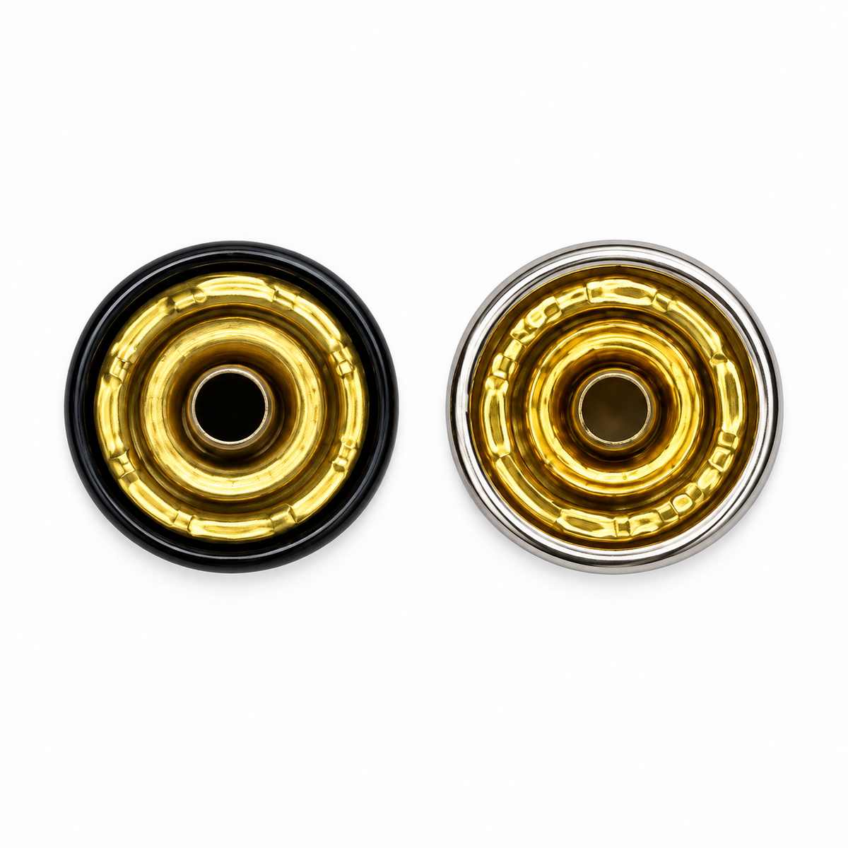 DOT® Durable™ Long-Stem Cap – Nickel-Plated Brass, 15 mm Diameter, 9 mm Post