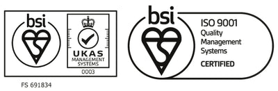 BSI ISO 9001 certified