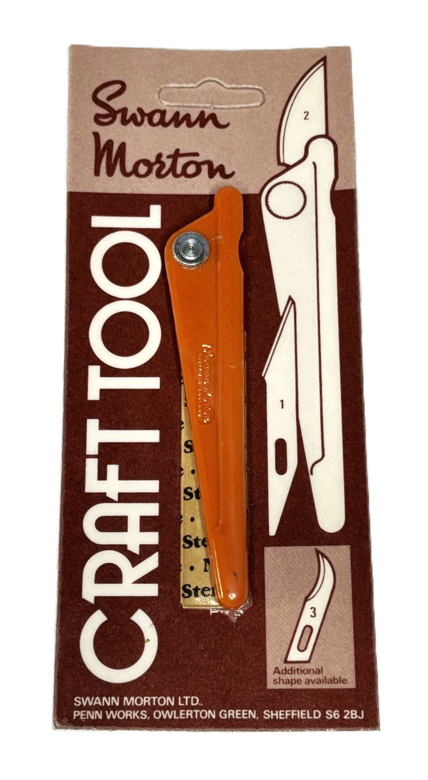 Swann Morton Craft Tool Knife | Precision Craft & Scalpel Knife | Sheffield Made