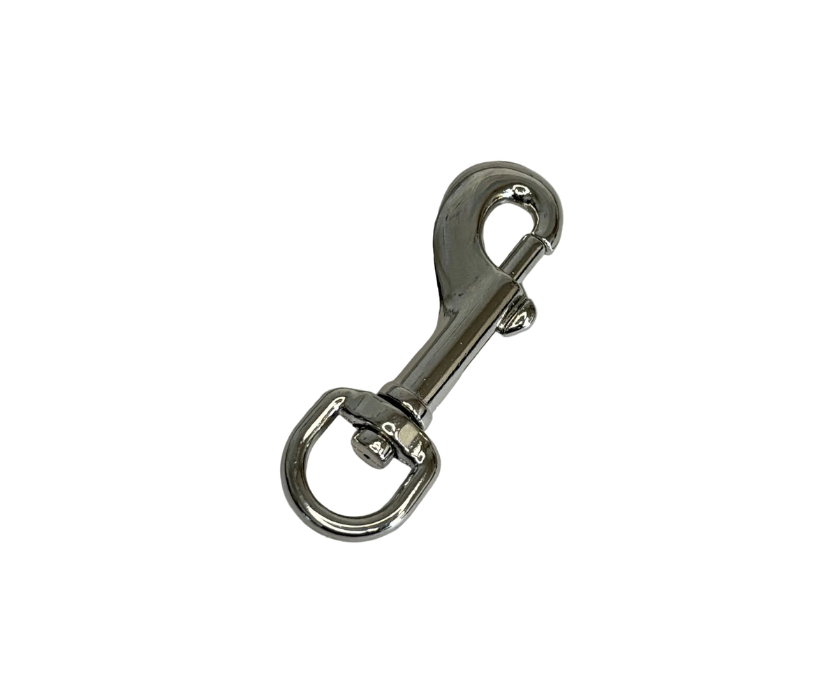 Nickel Plated Trigger Hook Round Eye - 10mm, 13mm & 16mm