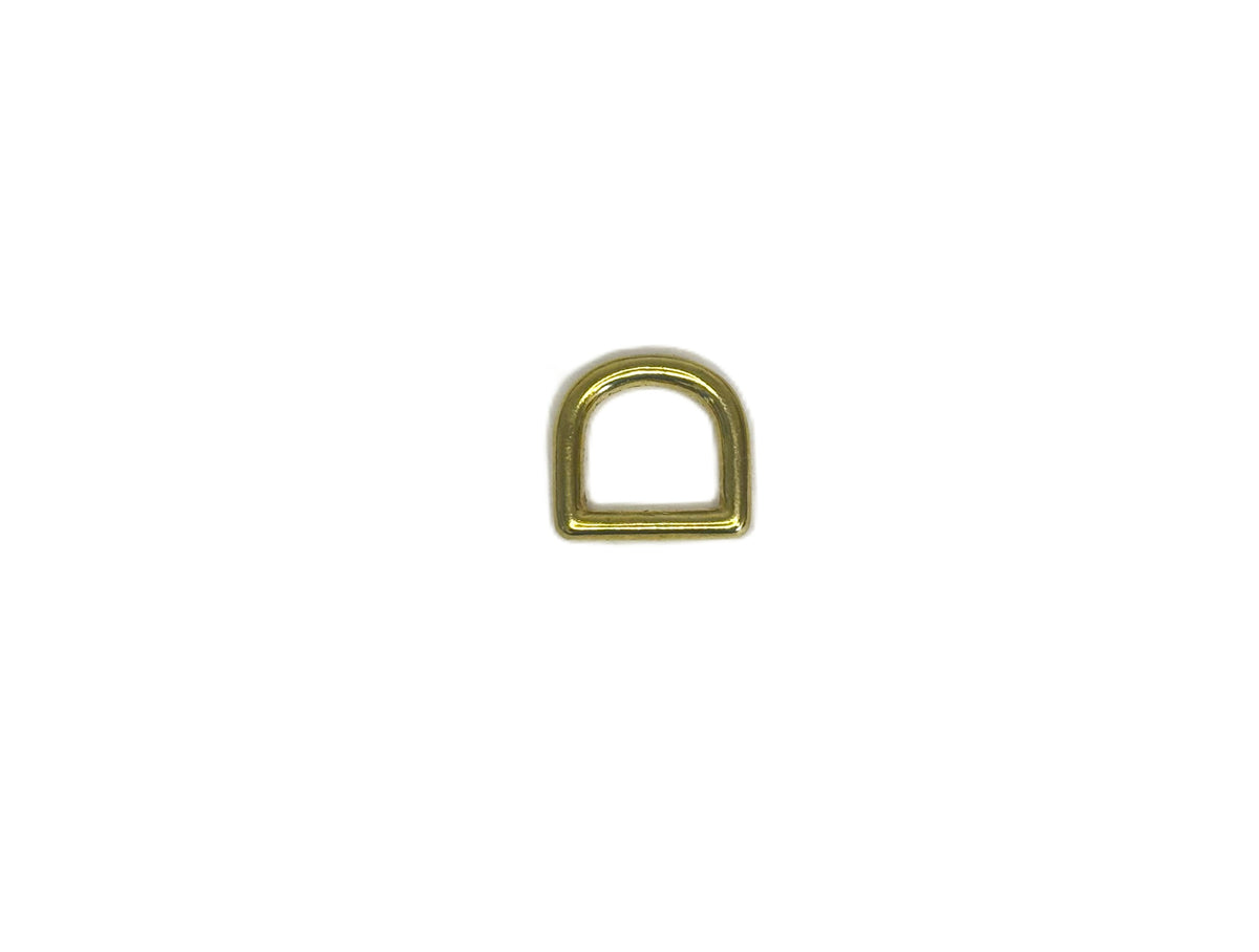 Solid Brass D Ring | 5 Sizes | 13mm–32mm