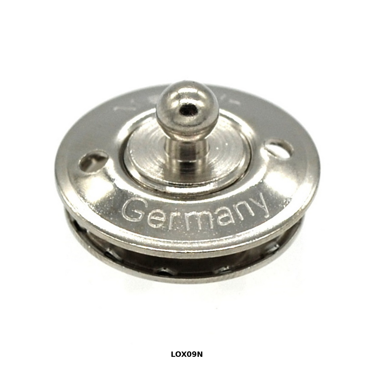 LOXX® Snap fastener lower part for fabric - Nickel (LOX09N, LOX10N)