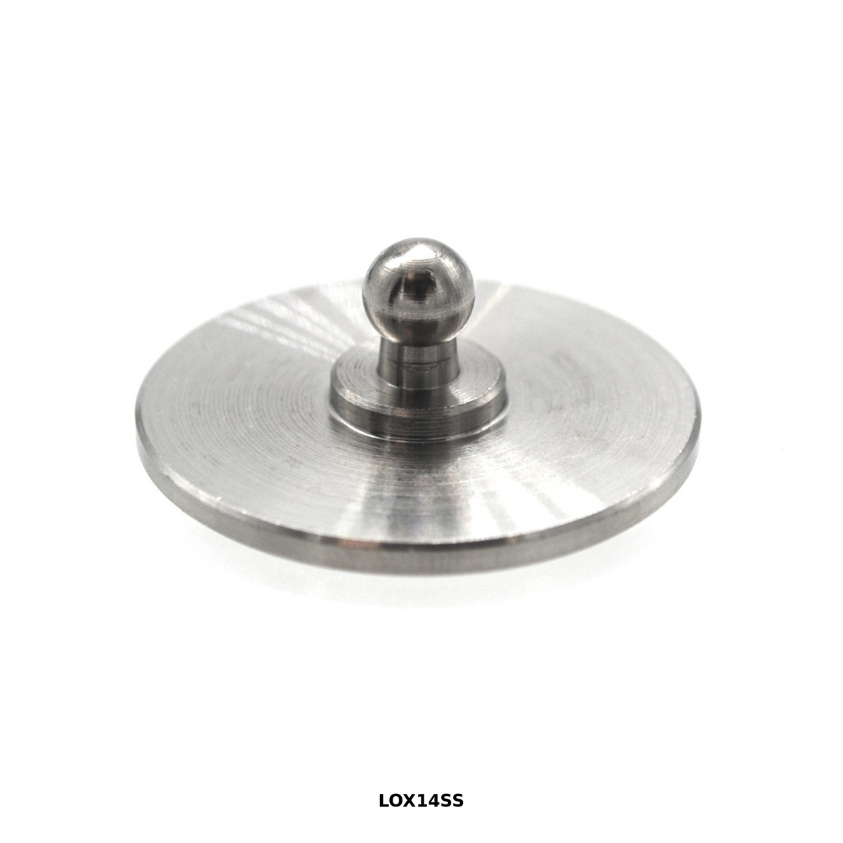 LOXX® Round Plate for Gluing On LOX14SS – Stainless Steel