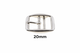 Double Bar Buckle - Nickel Plated - Multiple Sizes