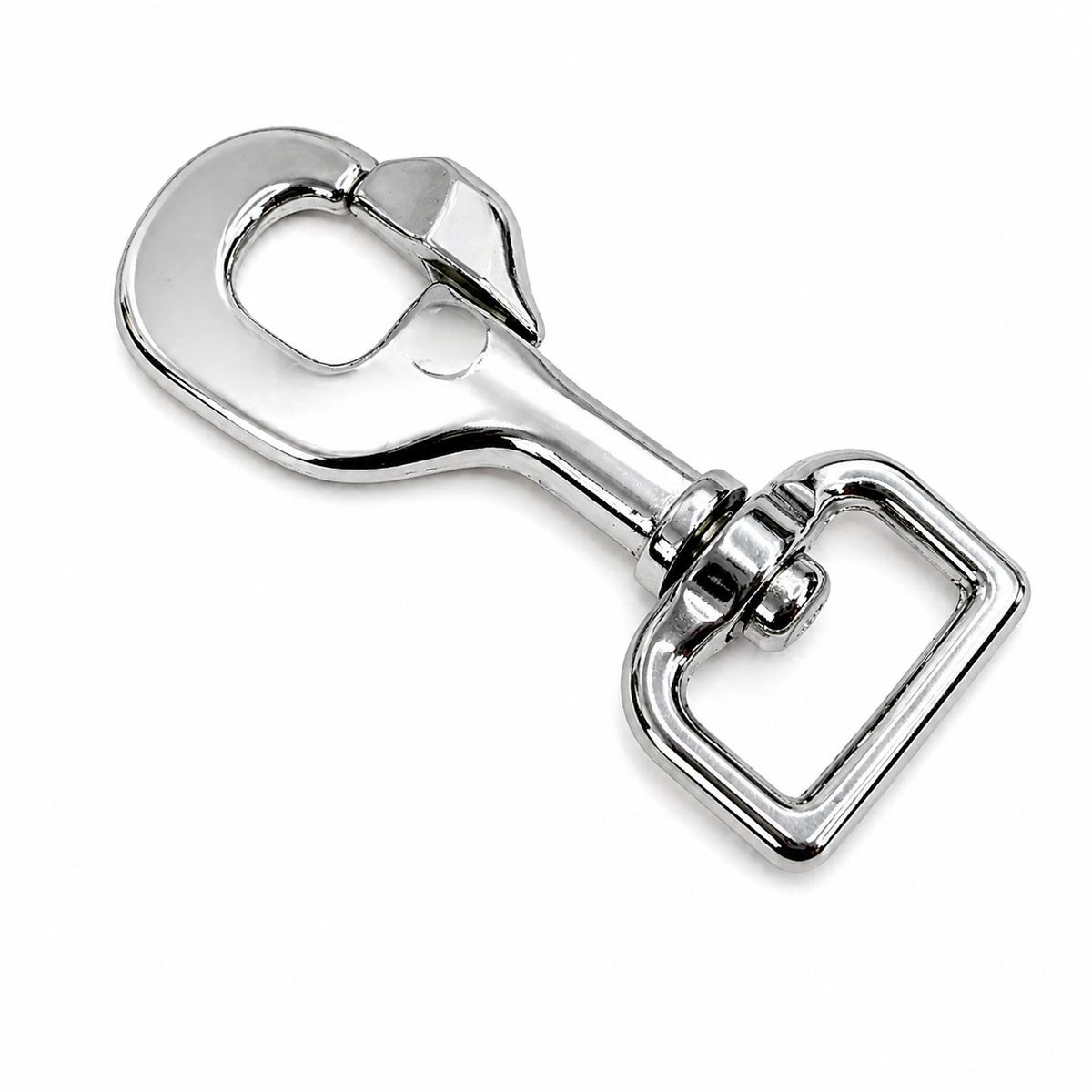 Heavy Duty Nickel Plated Trigger Hook – 20mm & 25mm Swivel Eye
