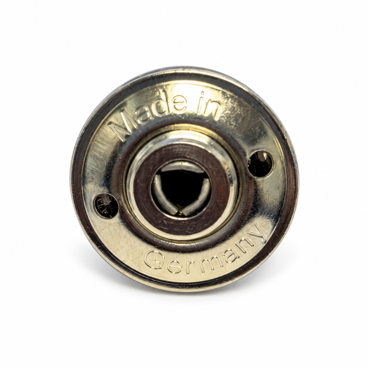 LOXX® Knurled Top Button with Standard Locking Washer – Nickel-Plated Brass LOX01N