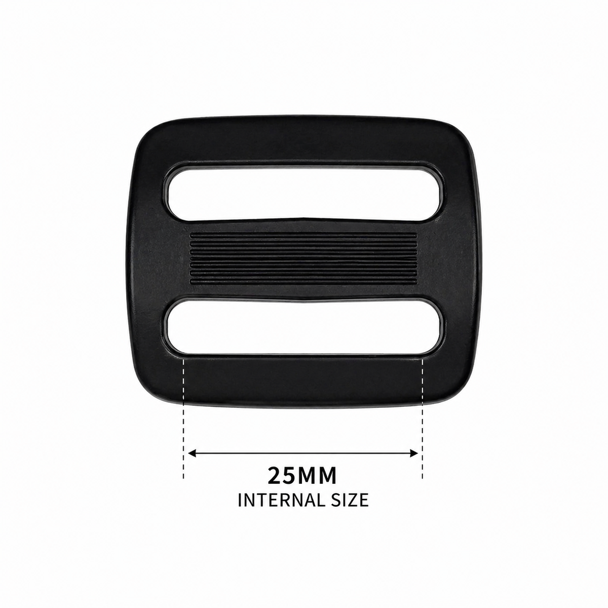 Heavy Duty SlipLok Buckle – Black Acetal – 20mm, 25mm & 50mm