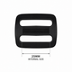 Heavy Duty SlipLok Buckle – Black Acetal – 20mm, 25mm & 50mm