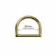 Die Cast Electro Brassed 'D' Ring - Multiple Sizes