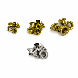 Solid Brass Roll Form Eyelet (4mm, 5mm & 7mm ID)