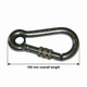 Carabiner Hook with Enclosed Eye & Screw Gate - Tested - Anti-Snagging