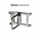 Roko Buckle - Nickel Plated Steel - Multiple Sizes