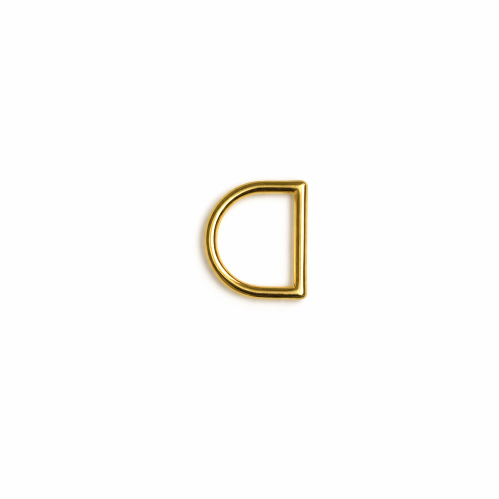 Solid Brass D Ring | 5 Sizes | 13mm–32mm