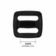 Heavy Duty SlipLok Buckle – Black Acetal – 20mm, 25mm & 50mm