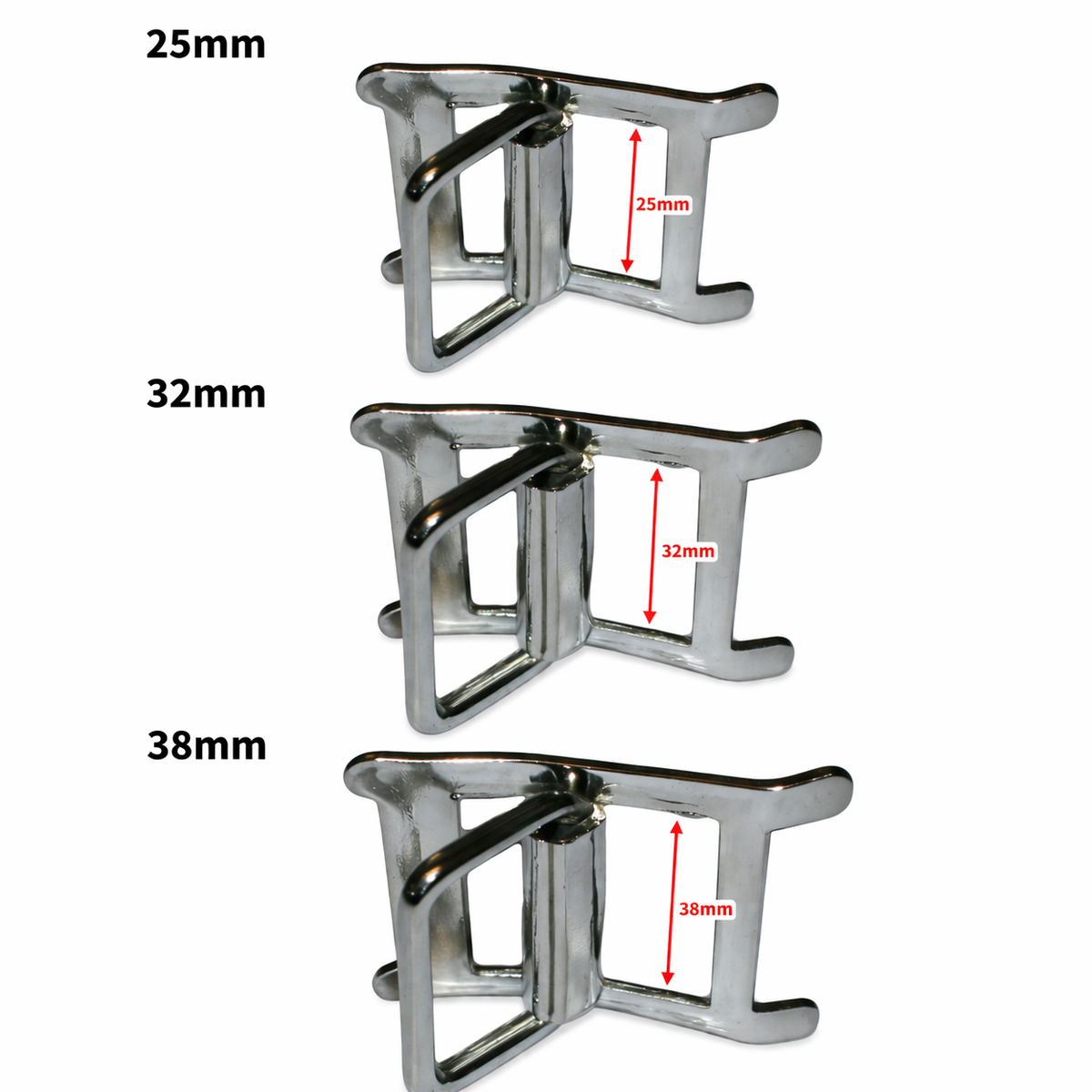 Roko Buckle - Nickel Plated Steel - Multiple Sizes