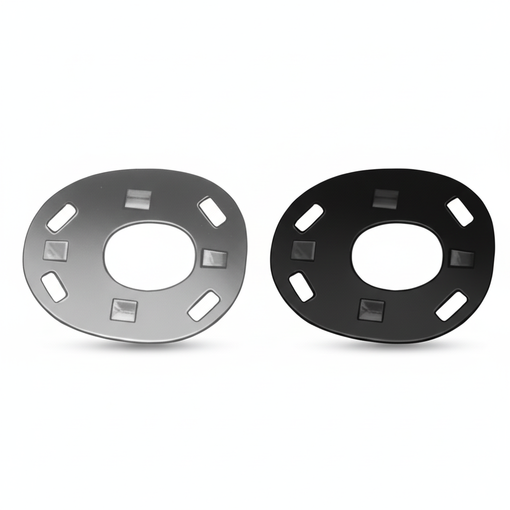 Back Plate Silver & NATO Black Combined