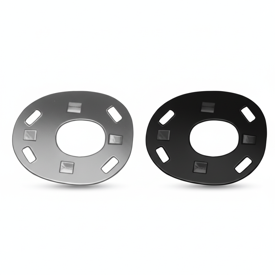 Back Plate Silver & NATO Black Combined