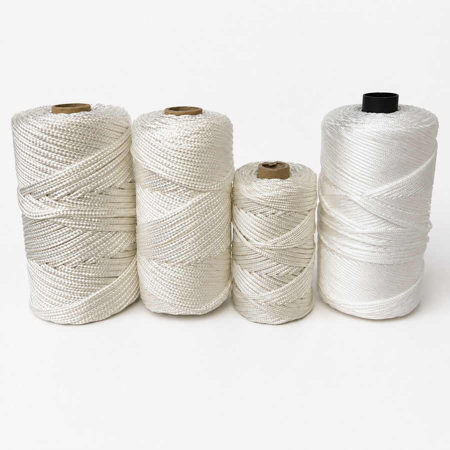 White Braided Flag Cord – Polyamide