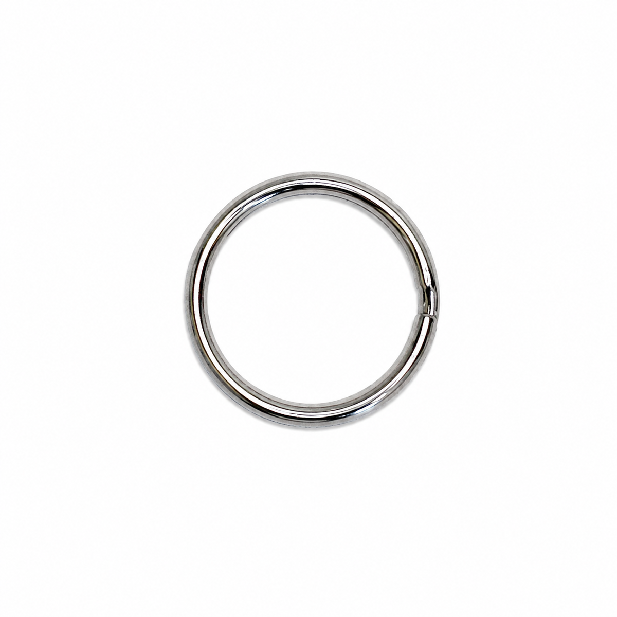 Steel Split Key Ring – Nickel Plated & Electro Brass