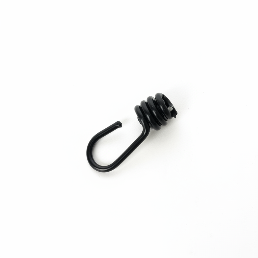 Black hook larger with white background