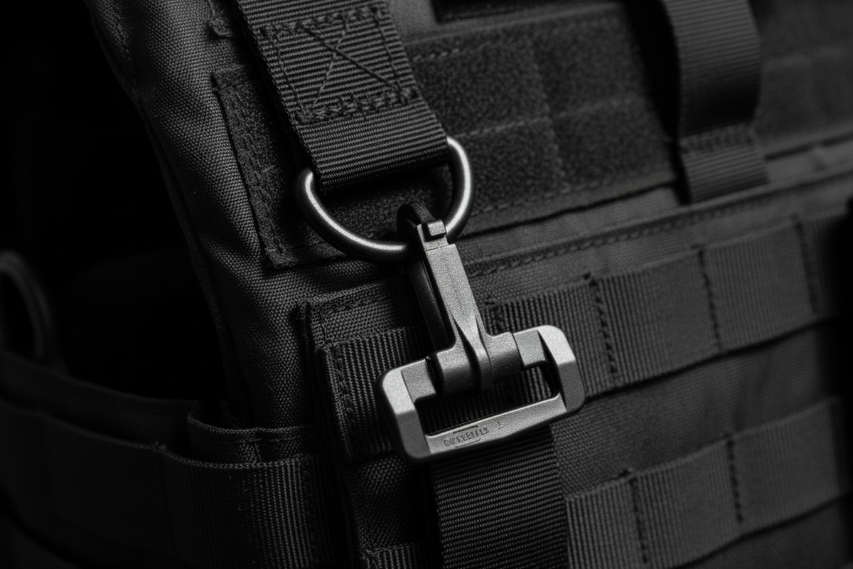 Black Snap Hook – Military Tactical Mock-up
