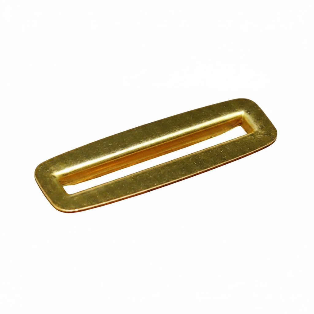 Solid Brass Oblong Eyelet & Ring Set 26mm & 40mm