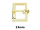 Single Die Cast Roller Buckle | Electro Brass & Nickel Plated | 13mm–25mm
