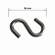 S Hook | Bright Zinc Plated Steel | 25mm, 38mm & 50mm