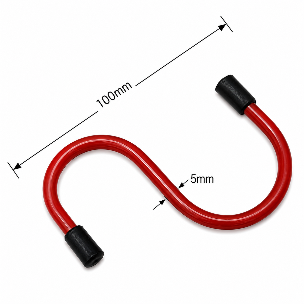 100mm PVC Coated Steel S Hook