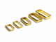 Dog Collar Belt Loop | 13mm–32mm | Electro Brass & Nickel Plated