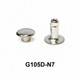 Single Domed Rivets – Brass, Nickel & Black | 5 Sizes