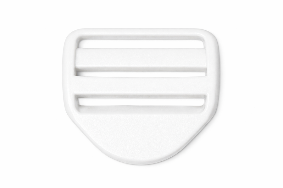 25mm Tension Lock Buckle – White Acetal