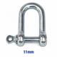 D Shackle – Galvanised Steel