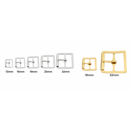 Double Roller Buckle - Multiple Sizes & Finishes