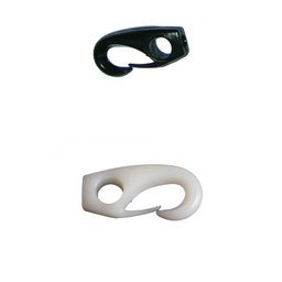 Shock Cord Hook | 4mm & 6mm | Black & Opaque