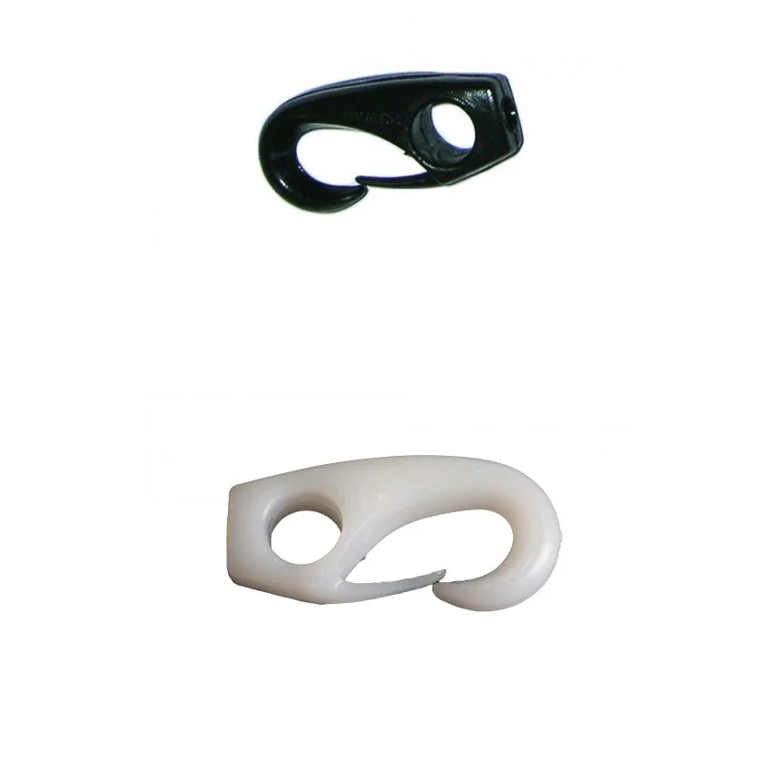 Shock Cord Hook | 4mm & 6mm | Black & Opaque