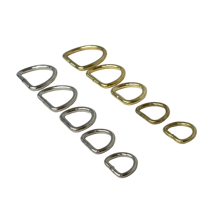 D-Rings Nickel and Brass