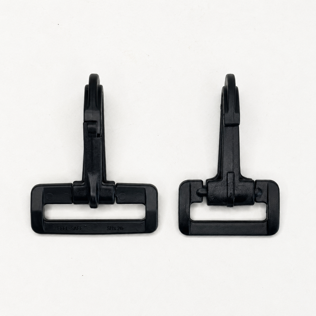 Snap Hook & Retainer | Black Acetal | 25mm & 38mm