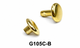 Double Domed Rivets – Brass, Nickel & Black | 3 Sizes