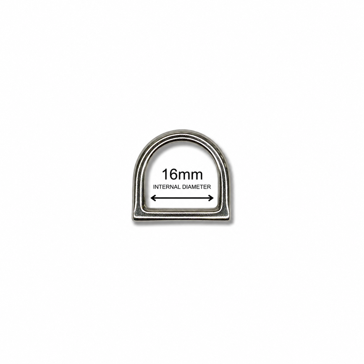 Die Cast Nickel Plated 'D' Ring