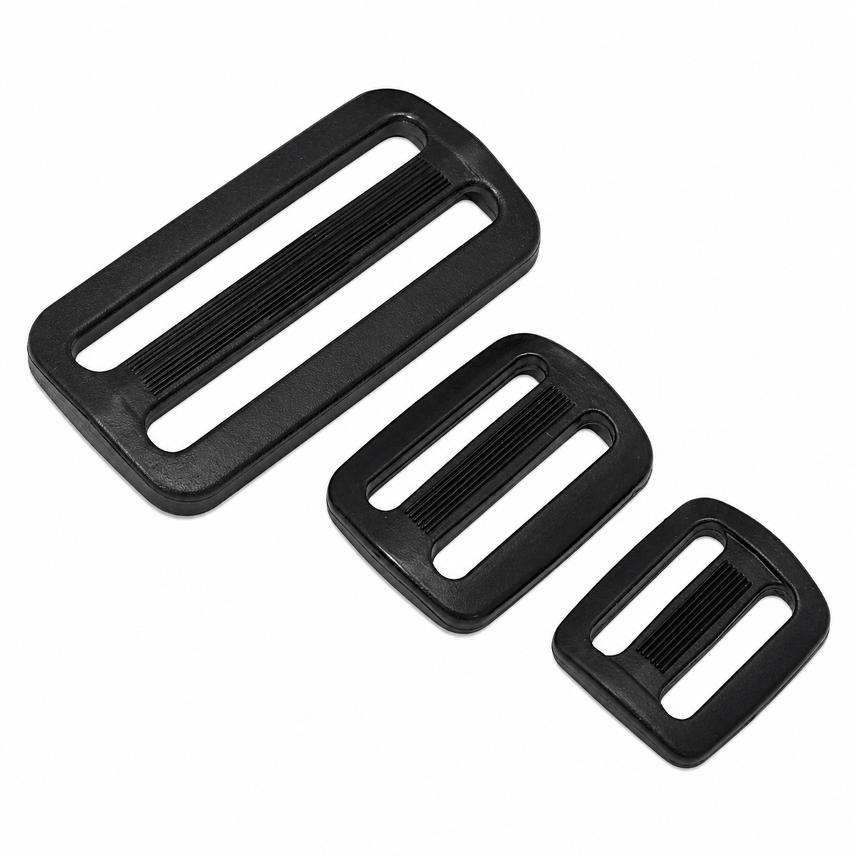 Heavy Duty SlipLok Buckle – Black Acetal – 20mm, 25mm & 50mm