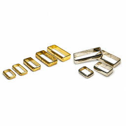 Dog Collar Belt Loop | 13mm–32mm | Electro Brass & Nickel Plated